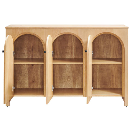 Modway EEI-6536 Appia 3-Door Arched Door Sideboard Storage Cabinet Modway