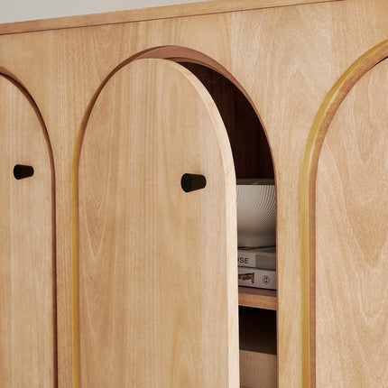 Modway EEI-6536 Appia 3-Door Arched Door Sideboard Storage Cabinet Modway