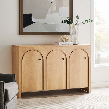 Modway EEI-6536 Appia 3-Door Arched Door Sideboard Storage Cabinet Modway