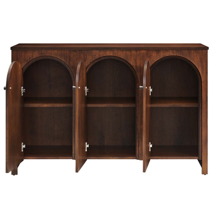 Modway EEI-6536 Appia 3-Door Arched Door Sideboard Storage Cabinet Modway