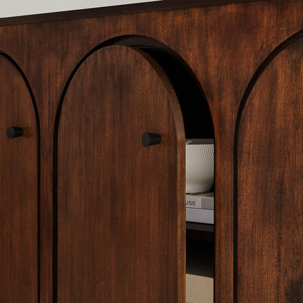 Modway EEI-6536 Appia 3-Door Arched Door Sideboard Storage Cabinet Modway