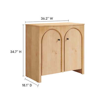 Modway EEI-6537 Appia 2-Door Arched Door Storage Cabinet Modway