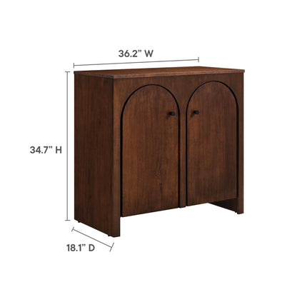 Modway EEI-6537 Appia 2-Door Arched Door Storage Cabinet Modway