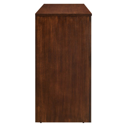 Modway EEI-6538 Appia Wood Grain 4-Door Sideboard Storage Cabinet Modway