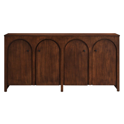 Modway EEI-6538 Appia Wood Grain 4-Door Sideboard Storage Cabinet Modway