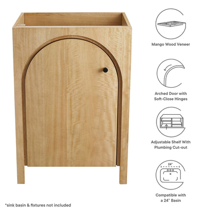 Modway EEI-6539 Appia 24" Bathroom Vanity Cabinet (Sink Basin Not Included) Modway