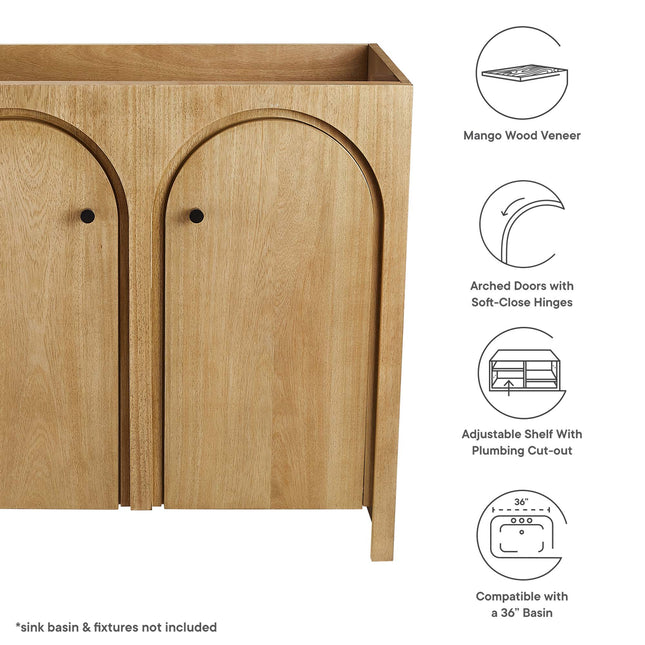 Modway EEI-6540 Appia 36" Bathroom Vanity Cabinet (Sink Basin Not Included) Modway