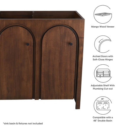 Modway EEI-6541 Appia 48" Bathroom Vanity Cabinet (Sink Basin Not Included) Modway
