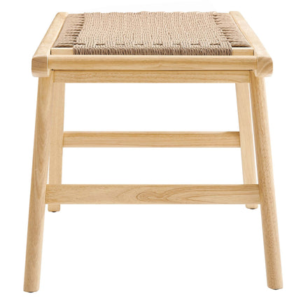 Modway EEI-6552 Saoirse 47" Wove Rope Wood Bench Modway