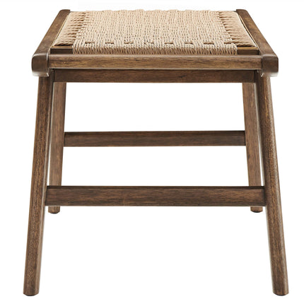 Modway EEI-6552 Saoirse 47" Wove Rope Wood Bench Modway