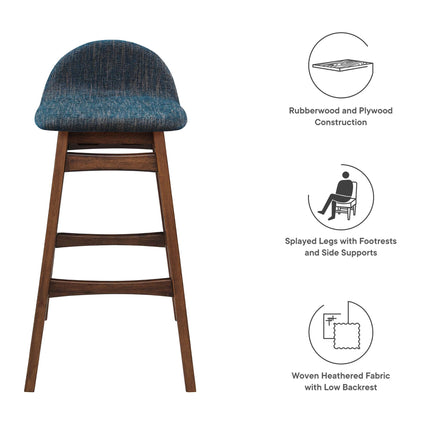 Modway EEI-6553 Juno Wood Bar Stool Set of 2 Modway