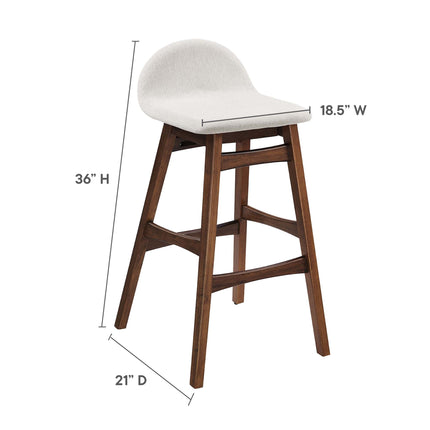 Modway EEI-6553 Juno Wood Bar Stool Set of 2 Modway