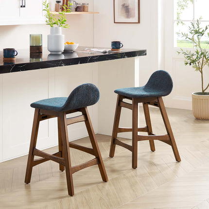 Modway EEI-6555 Juno Wood Counter Stool Set of 2 Modway