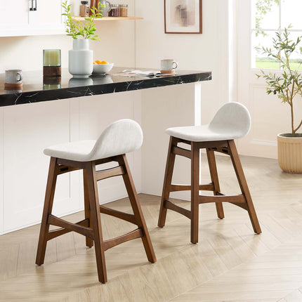 Modway EEI-6555 Juno Wood Counter Stool Set of 2 Modway