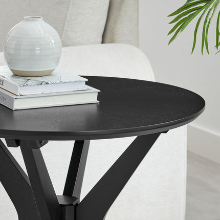 Modway EEI-6558 Crossroads 24" Round Wood Side Table Modway