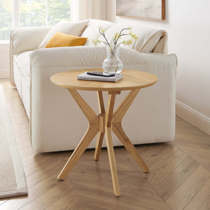 Modway EEI-6558 Crossroads 24" Round Wood Side Table Modway