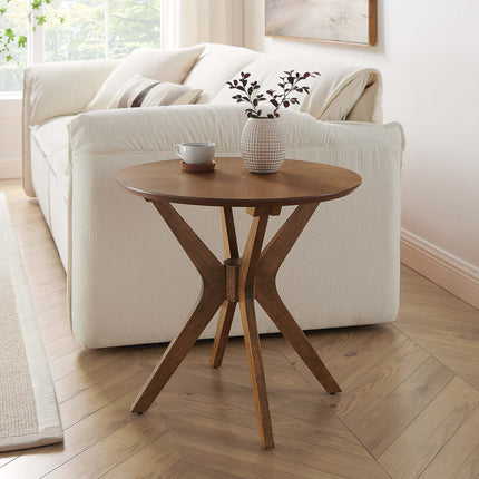 Modway EEI-6558 Crossroads 24" Round Wood Side Table Modway