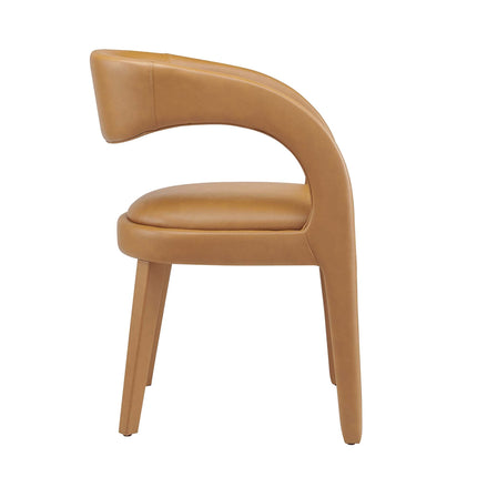 Modway EEI-6561 Pinnacle Vegan Leather Dining Chair Set of 2 Modway