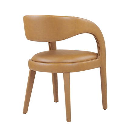Modway EEI-6561 Pinnacle Vegan Leather Dining Chair Set of 2 Modway