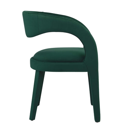 Modway EEI-6563 Pinnacle Performance Velvet Dining Chair Set of 2 Modway