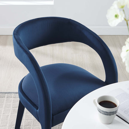 Modway EEI-6563 Pinnacle Performance Velvet Dining Chair Set of 2 Modway