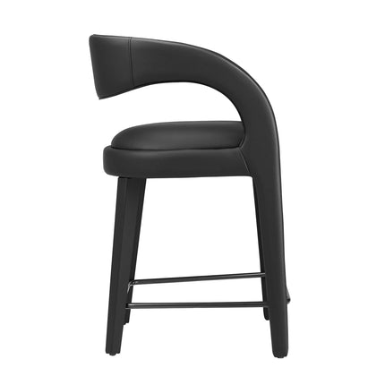 Modway EEI-6564 Pinnacle Vegan Leather Counter Stool Set of 2 Modway