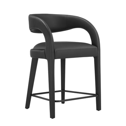 Modway EEI-6564 Pinnacle Vegan Leather Counter Stool Set of 2 Modway