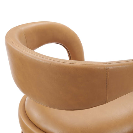 Modway EEI-6564 Pinnacle Vegan Leather Counter Stool Set of 2 Modway