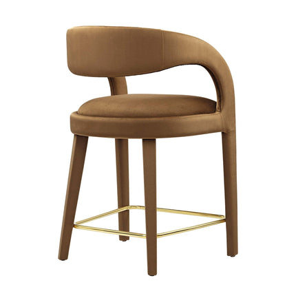 Modway EEI-6566 Pinnacle Performance Velvet Counter Stool Set of 2 Modway