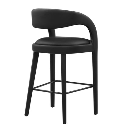 Modway EEI-6567 Pinnacle Vegan Leather Bar Stool Set of 2 Modway