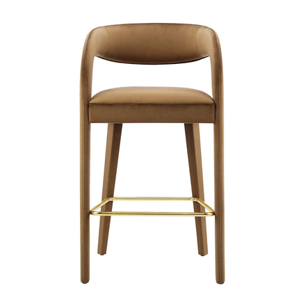 Modway EEI-6569 Pinnacle Performance Velvet Bar Stool Set of 2 Modway