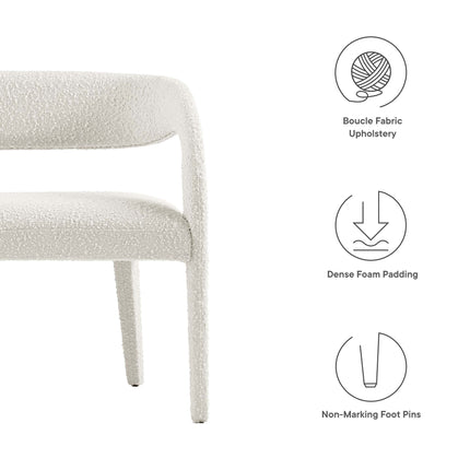Modway EEI-6571 Pinnacle Boucle Fabric Accent Bench Modway