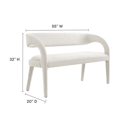 Modway EEI-6571 Pinnacle Boucle Fabric Accent Bench Modway
