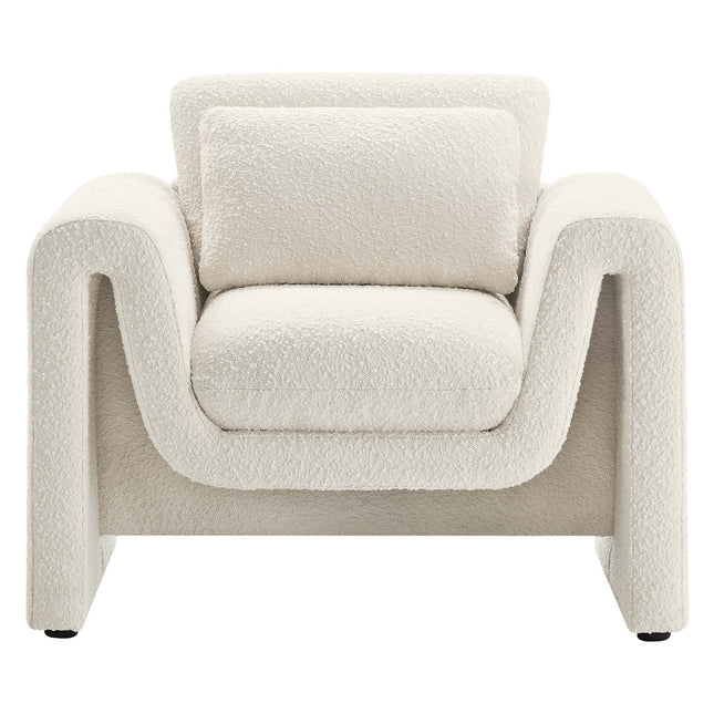 Modway EEI-6575 Waverly Boucle Upholstered Armchair Modway