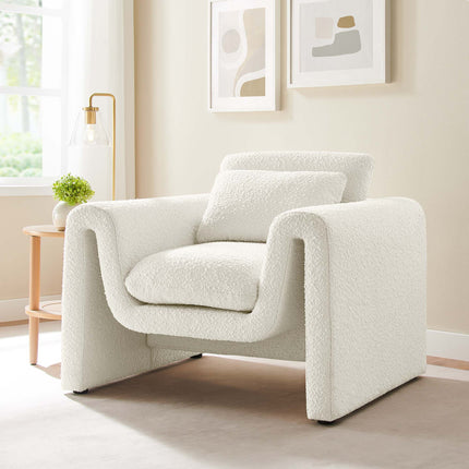 Modway EEI-6575 Waverly Boucle Upholstered Armchair Modway