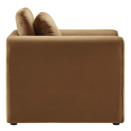 Modway EEI-6576 Waverly Performance Velvet Armchair Modway