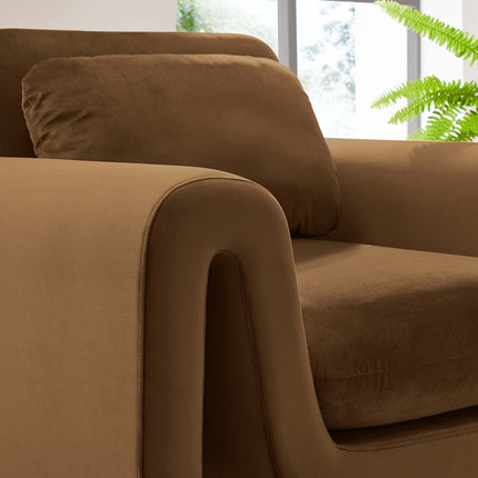 Modway EEI-6576 Waverly Performance Velvet Armchair Modway