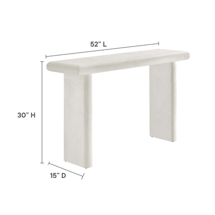 Modway EEI-6577 Relic Concrete Textured Console Table Modway