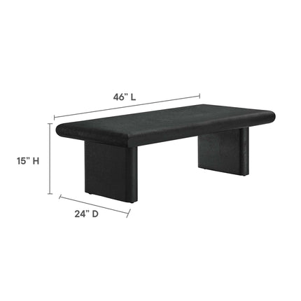 Modway EEI-6578 Relic Concrete Textured Coffee Table Modway