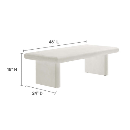 Modway EEI-6578 Relic Concrete Textured Coffee Table Modway