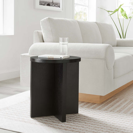 Modway EEI-6579 Silas Round Wood Side Table - Plaza Home Decor