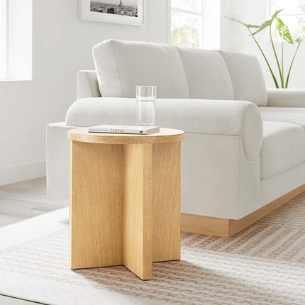 Modway EEI-6579 Silas Round Wood Side Table - Plaza Home Decor