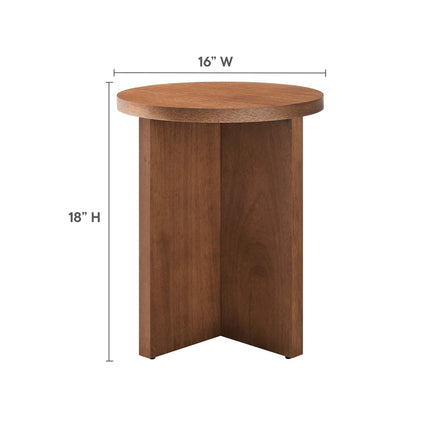 Modway EEI-6579 Silas Round Wood Side Table - Plaza Home Decor