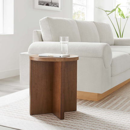Modway EEI-6579 Silas Round Wood Side Table - Plaza Home Decor