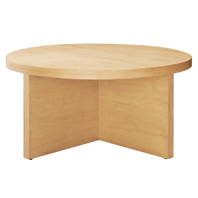 Modway EEI-6580 Silas Round Wood Coffee Table - Plaza Home Decor