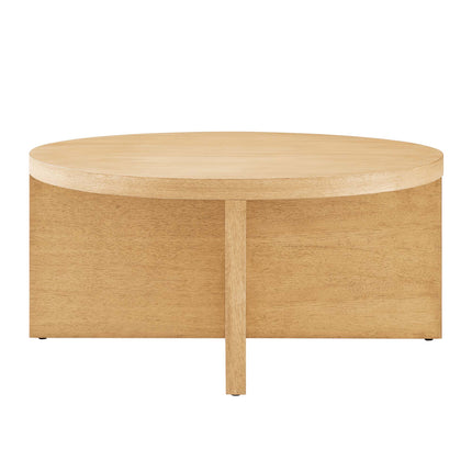 Modway EEI-6580 Silas Round Wood Coffee Table - Plaza Home Decor