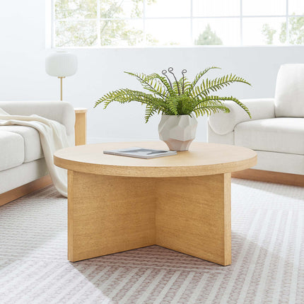 Modway EEI-6580 Silas Round Wood Coffee Table - Plaza Home Decor
