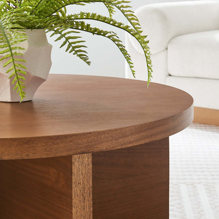 Modway EEI-6580 Silas Round Wood Coffee Table - Plaza Home Decor
