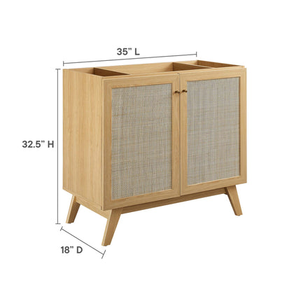 Modway EEI-6588 Soma 36" Bathroom Vanity Cabinet (Sink Basin Not Included) - Plaza Home Decor