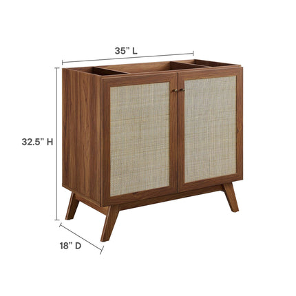Modway EEI-6588 Soma 36" Bathroom Vanity Cabinet (Sink Basin Not Included) - Plaza Home Decor